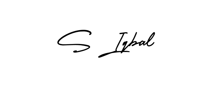 How to Draw S Iqbal signature style? AmerikaSignatureDemo-Regular is a latest design signature styles for name S Iqbal. S Iqbal signature style 3 images and pictures png