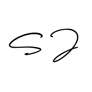 How to Draw S J signature style? AmerikaSignatureDemo-Regular is a latest design signature styles for name S J. S J signature style 3 images and pictures png