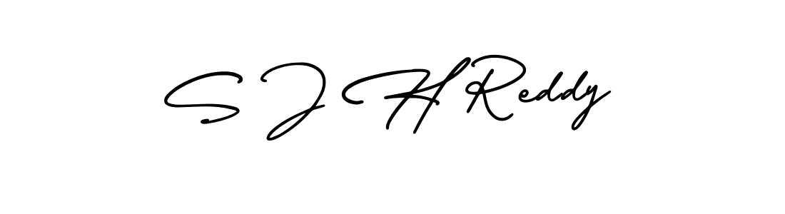 Design your own signature with our free online signature maker. With this signature software, you can create a handwritten (AmerikaSignatureDemo-Regular) signature for name S J H Reddy. S J H Reddy signature style 3 images and pictures png