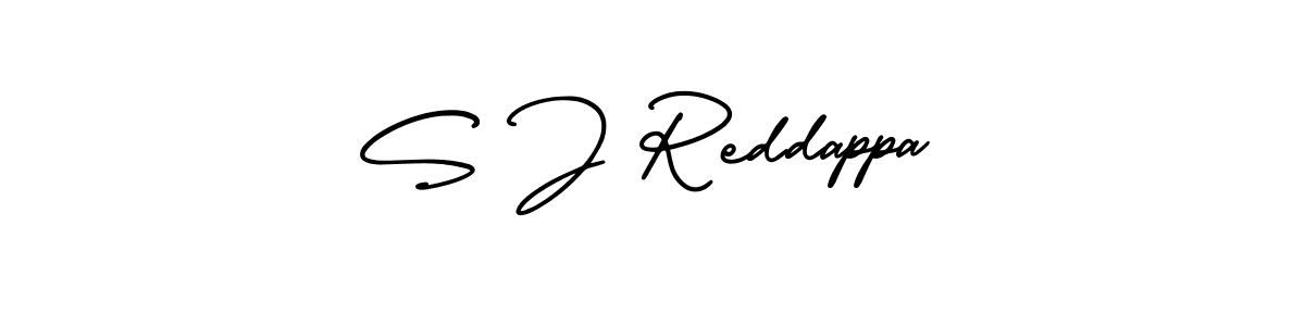 Create a beautiful signature design for name S J Reddappa. With this signature (AmerikaSignatureDemo-Regular) fonts, you can make a handwritten signature for free. S J Reddappa signature style 3 images and pictures png