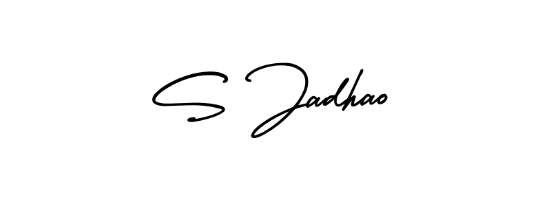 Make a beautiful signature design for name S Jadhao. Use this online signature maker to create a handwritten signature for free. S Jadhao signature style 3 images and pictures png