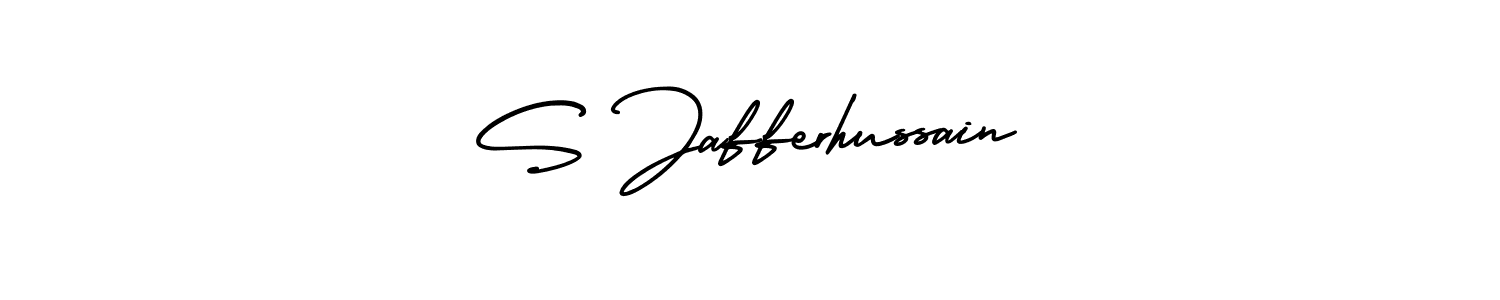 How to Draw S Jafferhussain signature style? AmerikaSignatureDemo-Regular is a latest design signature styles for name S Jafferhussain. S Jafferhussain signature style 3 images and pictures png