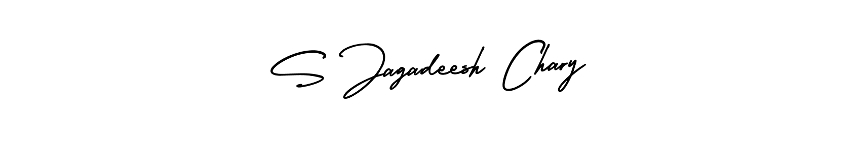 AmerikaSignatureDemo-Regular is a professional signature style that is perfect for those who want to add a touch of class to their signature. It is also a great choice for those who want to make their signature more unique. Get S Jagadeesh Chary name to fancy signature for free. S Jagadeesh Chary signature style 3 images and pictures png