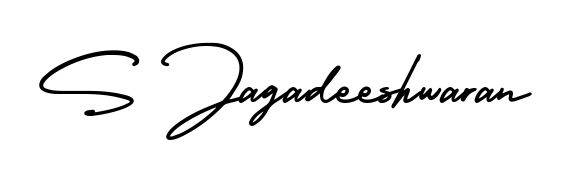 Express your personality with a custom S Jagadeeshwaran signature crafted with AmerikaSignatureDemo-Regular typography. Free transparent PNG download available. S Jagadeeshwaran signature style 3 images and pictures png