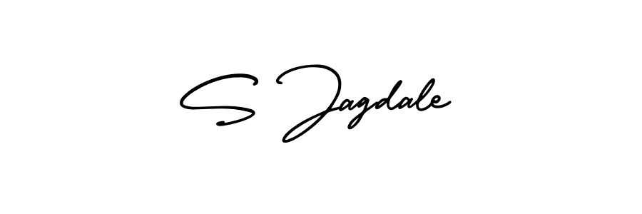 if you are searching for the best signature style for your name S Jagdale. so please give up your signature search. here we have designed multiple signature styles  using AmerikaSignatureDemo-Regular. S Jagdale signature style 3 images and pictures png