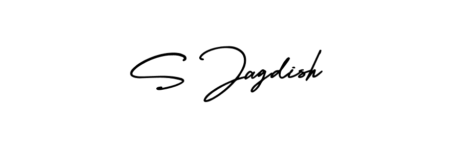 Create a beautiful signature design for name S Jagdish. With this signature (AmerikaSignatureDemo-Regular) fonts, you can make a handwritten signature for free. S Jagdish signature style 3 images and pictures png