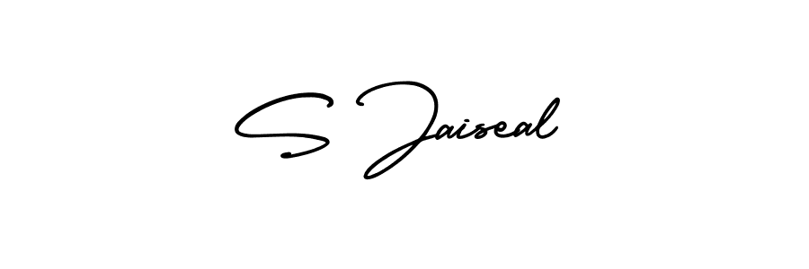 Also we have S Jaiseal name is the best signature style. Create professional handwritten signature collection using AmerikaSignatureDemo-Regular autograph style. S Jaiseal signature style 3 images and pictures png