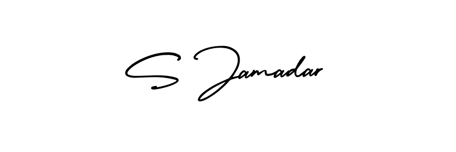 It looks lik you need a new signature style for name S Jamadar. Design unique handwritten (AmerikaSignatureDemo-Regular) signature with our free signature maker in just a few clicks. S Jamadar signature style 3 images and pictures png