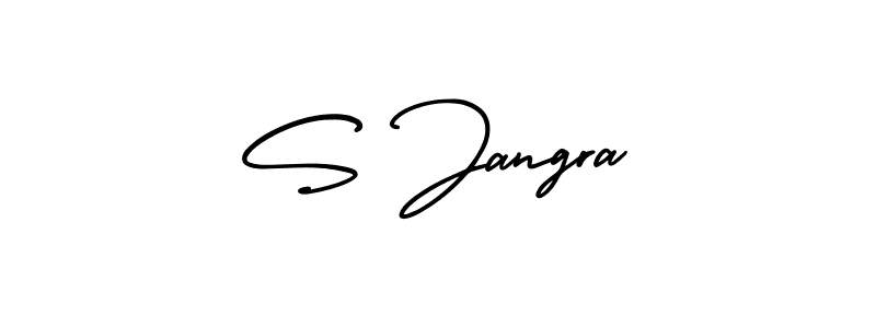 Similarly AmerikaSignatureDemo-Regular is the best handwritten signature design. Signature creator online .You can use it as an online autograph creator for name S Jangra. S Jangra signature style 3 images and pictures png
