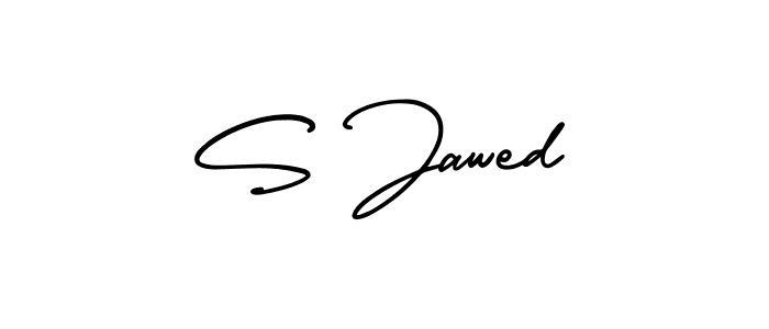 Also we have S Jawed name is the best signature style. Create professional handwritten signature collection using AmerikaSignatureDemo-Regular autograph style. S Jawed signature style 3 images and pictures png