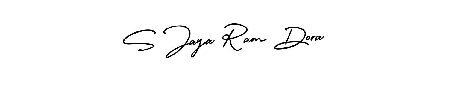 How to make S Jaya Ram Dora signature? AmerikaSignatureDemo-Regular is a professional autograph style. Create handwritten signature for S Jaya Ram Dora name. S Jaya Ram Dora signature style 3 images and pictures png