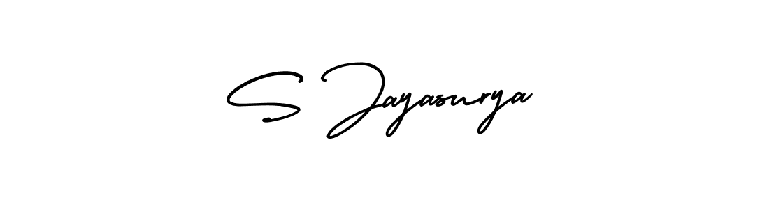 This is the best signature style for the S Jayasurya name. Also you like these signature font (AmerikaSignatureDemo-Regular). Mix name signature. S Jayasurya signature style 3 images and pictures png