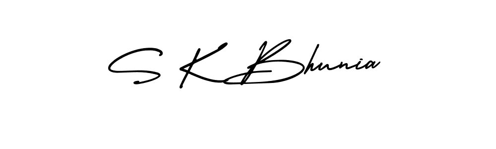 Also You can easily find your signature by using the search form. We will create S K Bhunia name handwritten signature images for you free of cost using AmerikaSignatureDemo-Regular sign style. S K Bhunia signature style 3 images and pictures png