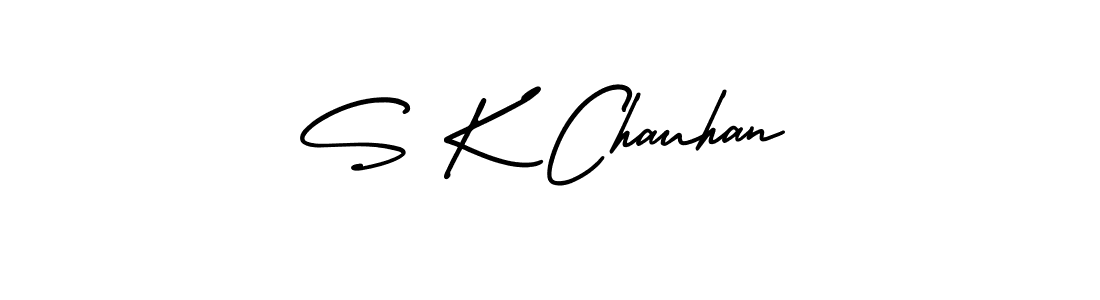 if you are searching for the best signature style for your name S K Chauhan. so please give up your signature search. here we have designed multiple signature styles  using AmerikaSignatureDemo-Regular. S K Chauhan signature style 3 images and pictures png