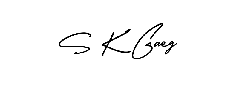 It looks lik you need a new signature style for name S K Gaeg. Design unique handwritten (AmerikaSignatureDemo-Regular) signature with our free signature maker in just a few clicks. S K Gaeg signature style 3 images and pictures png