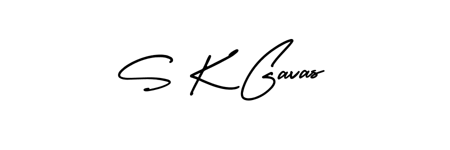 Also You can easily find your signature by using the search form. We will create S K Gavas name handwritten signature images for you free of cost using AmerikaSignatureDemo-Regular sign style. S K Gavas signature style 3 images and pictures png
