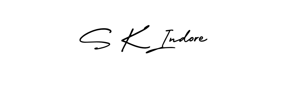 How to Draw S K Indore signature style? AmerikaSignatureDemo-Regular is a latest design signature styles for name S K Indore. S K Indore signature style 3 images and pictures png