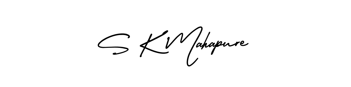 How to Draw S K Mahapure signature style? AmerikaSignatureDemo-Regular is a latest design signature styles for name S K Mahapure. S K Mahapure signature style 3 images and pictures png