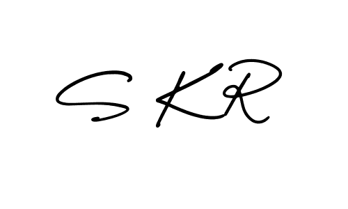 Make a beautiful signature design for name S K R. Use this online signature maker to create a handwritten signature for free. S K R signature style 3 images and pictures png