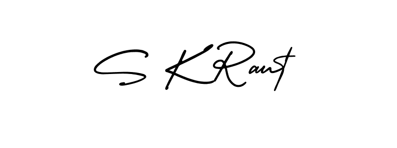 AmerikaSignatureDemo-Regular is a professional signature style that is perfect for those who want to add a touch of class to their signature. It is also a great choice for those who want to make their signature more unique. Get S K Raut name to fancy signature for free. S K Raut signature style 3 images and pictures png