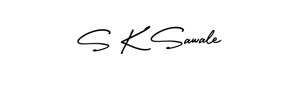 Also You can easily find your signature by using the search form. We will create S K Sawale name handwritten signature images for you free of cost using AmerikaSignatureDemo-Regular sign style. S K Sawale signature style 3 images and pictures png