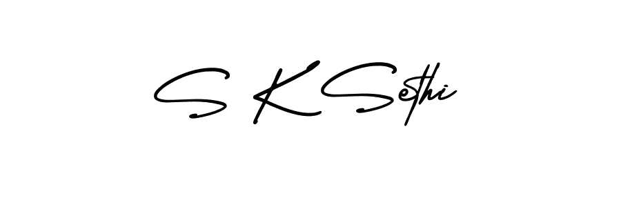 How to make S K Sethi signature? AmerikaSignatureDemo-Regular is a professional autograph style. Create handwritten signature for S K Sethi name. S K Sethi signature style 3 images and pictures png