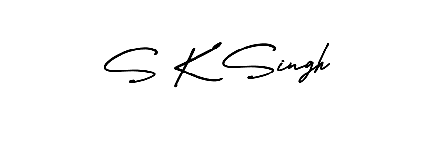 S K Singh stylish signature style. Best Handwritten Sign (AmerikaSignatureDemo-Regular) for my name. Handwritten Signature Collection Ideas for my name S K Singh. S K Singh signature style 3 images and pictures png