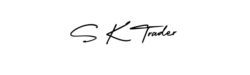 if you are searching for the best signature style for your name S K Trader. so please give up your signature search. here we have designed multiple signature styles  using AmerikaSignatureDemo-Regular. S K Trader signature style 3 images and pictures png