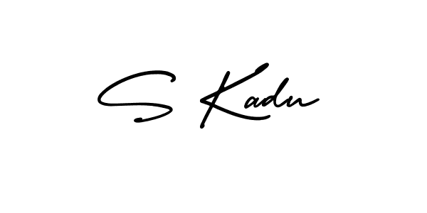 Also we have S Kadu name is the best signature style. Create professional handwritten signature collection using AmerikaSignatureDemo-Regular autograph style. S Kadu signature style 3 images and pictures png