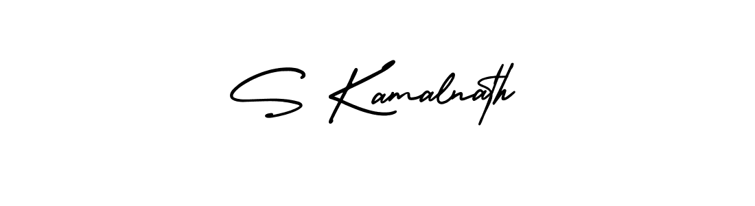 if you are searching for the best signature style for your name S Kamalnath. so please give up your signature search. here we have designed multiple signature styles  using AmerikaSignatureDemo-Regular. S Kamalnath signature style 3 images and pictures png