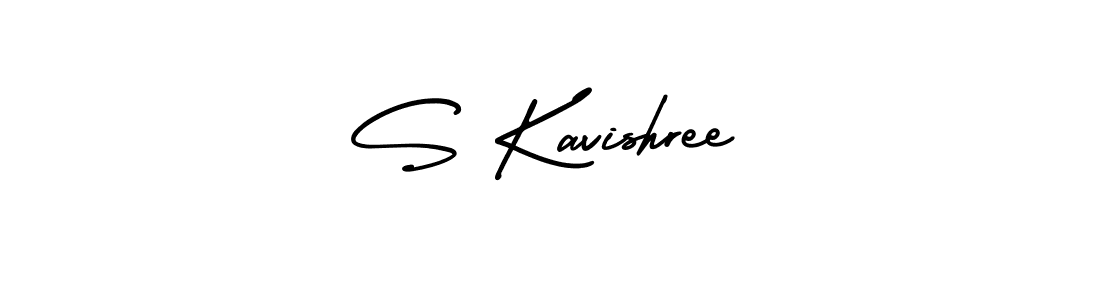 Also we have S Kavishree name is the best signature style. Create professional handwritten signature collection using AmerikaSignatureDemo-Regular autograph style. S Kavishree signature style 3 images and pictures png