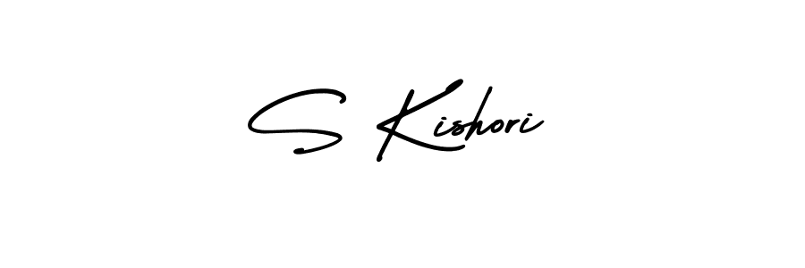 Make a beautiful signature design for name S Kishori. Use this online signature maker to create a handwritten signature for free. S Kishori signature style 3 images and pictures png