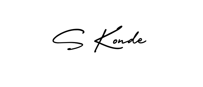 Make a beautiful signature design for name S Konde. Use this online signature maker to create a handwritten signature for free. S Konde signature style 3 images and pictures png