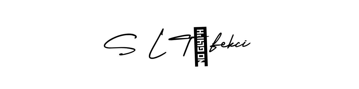 Check out images of Autograph of S L Tüfekci name. Actor S L Tüfekci Signature Style. AmerikaSignatureDemo-Regular is a professional sign style online. S L Tüfekci signature style 3 images and pictures png