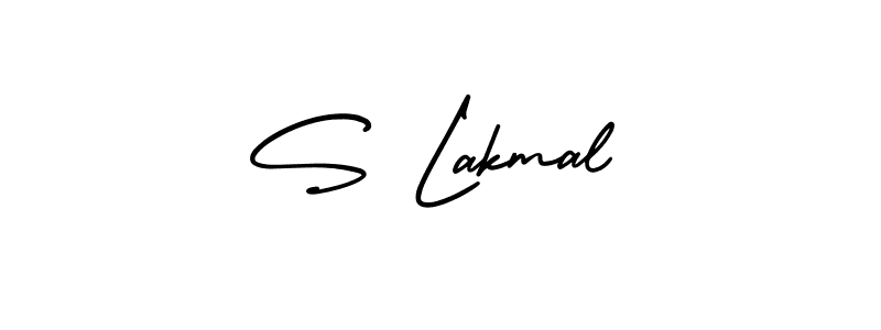 It looks lik you need a new signature style for name S Lakmal. Design unique handwritten (AmerikaSignatureDemo-Regular) signature with our free signature maker in just a few clicks. S Lakmal signature style 3 images and pictures png