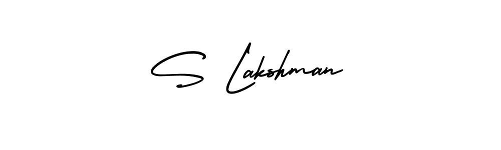 How to make S Lakshman signature? AmerikaSignatureDemo-Regular is a professional autograph style. Create handwritten signature for S Lakshman name. S Lakshman signature style 3 images and pictures png