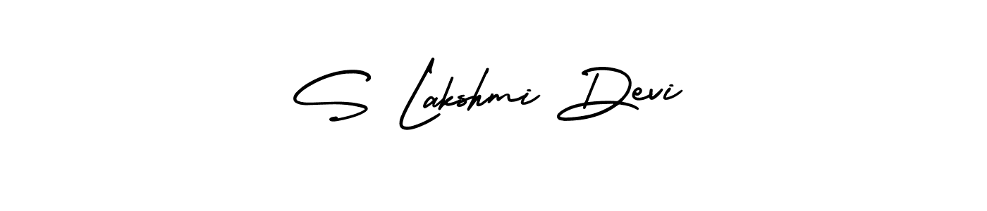 AmerikaSignatureDemo-Regular is a professional signature style that is perfect for those who want to add a touch of class to their signature. It is also a great choice for those who want to make their signature more unique. Get S Lakshmi Devi name to fancy signature for free. S Lakshmi Devi signature style 3 images and pictures png