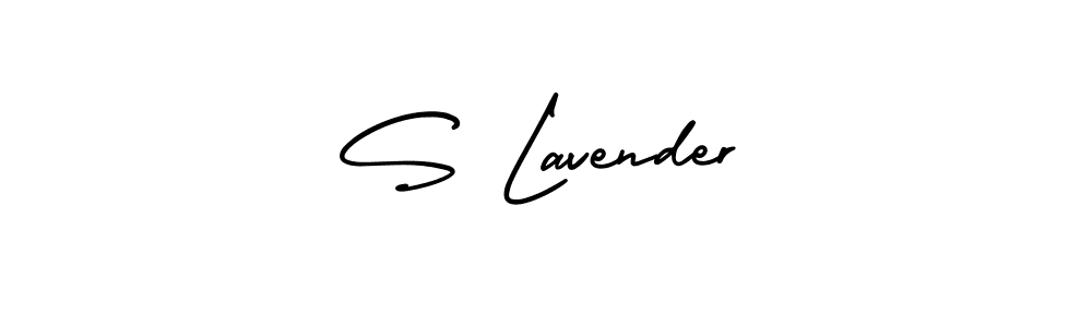 How to Draw S Lavender signature style? AmerikaSignatureDemo-Regular is a latest design signature styles for name S Lavender. S Lavender signature style 3 images and pictures png