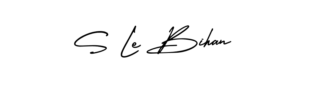 if you are searching for the best signature style for your name S Le Bihan. so please give up your signature search. here we have designed multiple signature styles  using AmerikaSignatureDemo-Regular. S Le Bihan signature style 3 images and pictures png