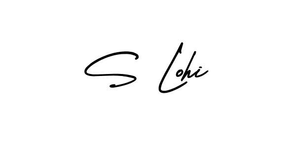 Also we have S Lohi name is the best signature style. Create professional handwritten signature collection using AmerikaSignatureDemo-Regular autograph style. S Lohi signature style 3 images and pictures png