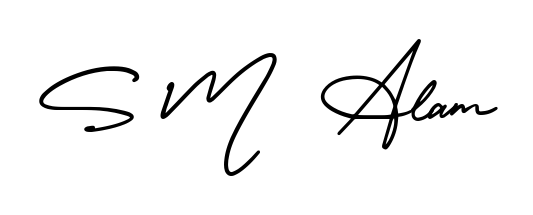 Also You can easily find your signature by using the search form. We will create S M  Alam name handwritten signature images for you free of cost using AmerikaSignatureDemo-Regular sign style. S M  Alam signature style 3 images and pictures png