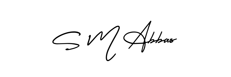 How to Draw S M Abbas signature style? AmerikaSignatureDemo-Regular is a latest design signature styles for name S M Abbas. S M Abbas signature style 3 images and pictures png