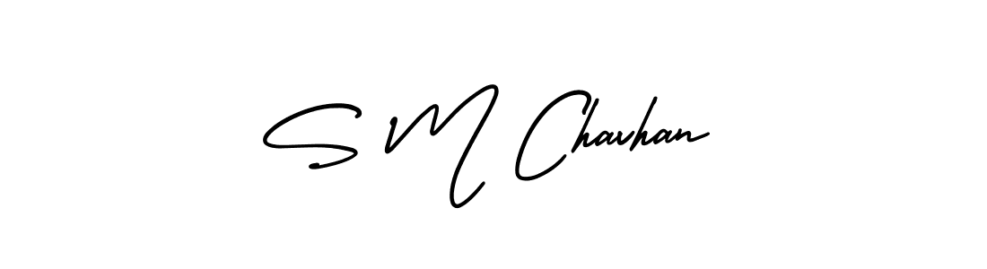 Also we have S M Chavhan name is the best signature style. Create professional handwritten signature collection using AmerikaSignatureDemo-Regular autograph style. S M Chavhan signature style 3 images and pictures png