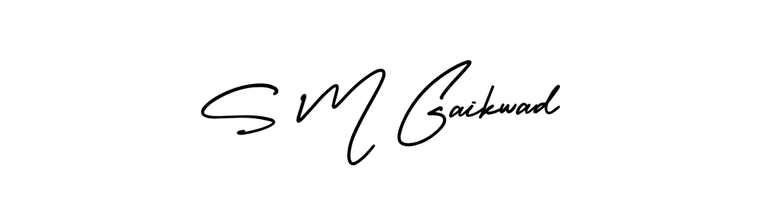 You can use this online signature creator to create a handwritten signature for the name S M Gaikwad. This is the best online autograph maker. S M Gaikwad signature style 3 images and pictures png