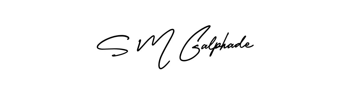 Best and Professional Signature Style for S M Galphade. AmerikaSignatureDemo-Regular Best Signature Style Collection. S M Galphade signature style 3 images and pictures png