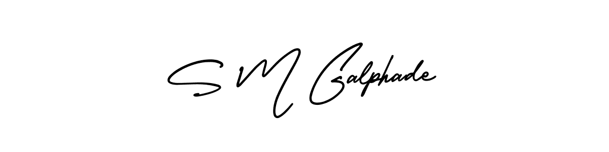 Best and Professional Signature Style for S M Galphade. AmerikaSignatureDemo-Regular Best Signature Style Collection. S M Galphade signature style 3 images and pictures png