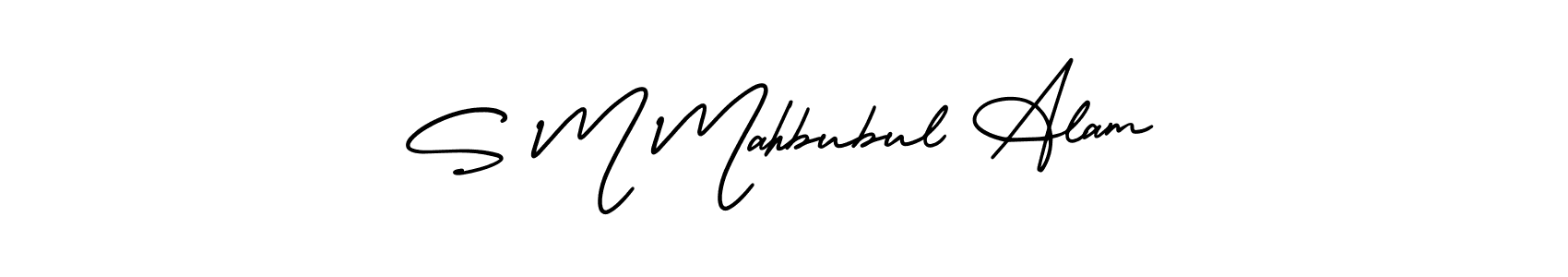 if you are searching for the best signature style for your name S M Mahbubul Alam. so please give up your signature search. here we have designed multiple signature styles  using AmerikaSignatureDemo-Regular. S M Mahbubul Alam signature style 3 images and pictures png