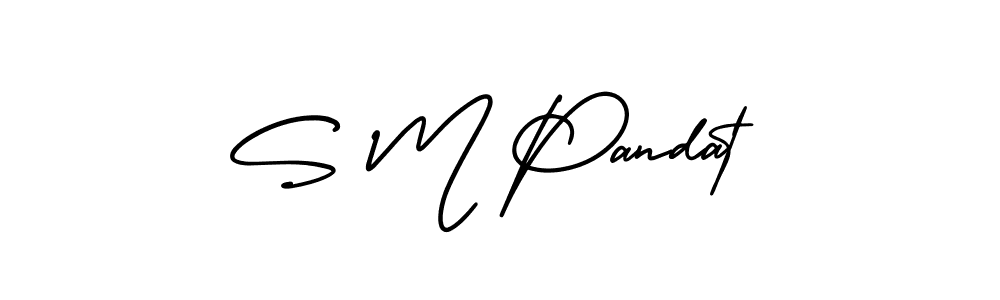 Also we have S M Pandat name is the best signature style. Create professional handwritten signature collection using AmerikaSignatureDemo-Regular autograph style. S M Pandat signature style 3 images and pictures png