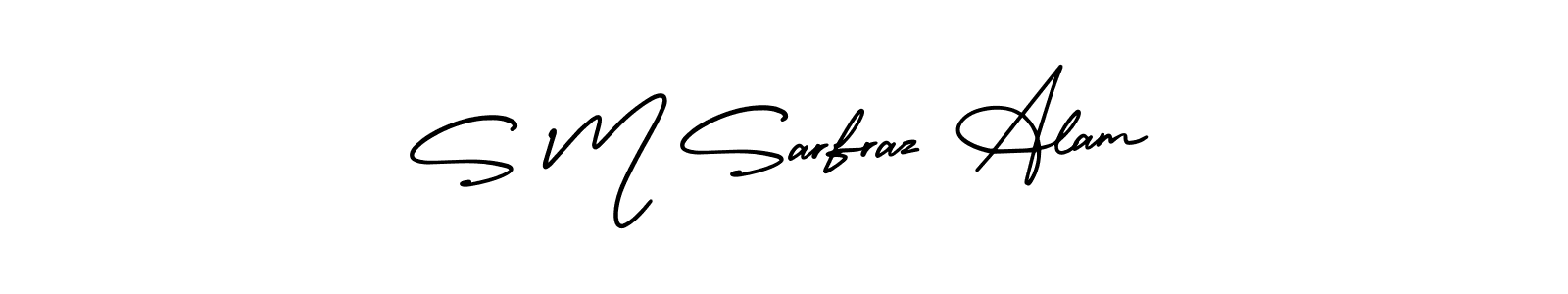 Make a short S M Sarfraz Alam signature style. Manage your documents anywhere anytime using AmerikaSignatureDemo-Regular. Create and add eSignatures, submit forms, share and send files easily. S M Sarfraz Alam signature style 3 images and pictures png