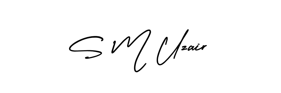 You can use this online signature creator to create a handwritten signature for the name S M Uzair. This is the best online autograph maker. S M Uzair signature style 3 images and pictures png